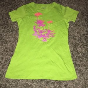 Columbia green palm tree T-shirt size S